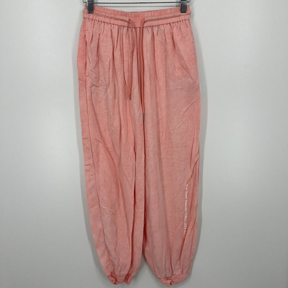 Joyrich Jogger Pants Women's Size XS Pink Tapered Ankle Boho
